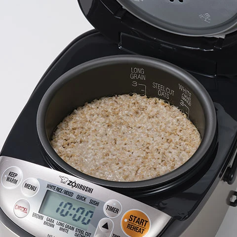 172.4.webp Zojirushi Micom 3-Cup Compact Size, Multiple Settings, Stainless Steel Made, Built-In Retractable Power Cord and Easy to Transport Rice Cooker and Warmer