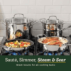 5 Cuisinart® Chef’s Classic™ Stainless Steel Cookware Set