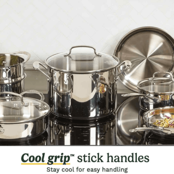 6 Cuisinart® Chef’s Classic™ Stainless Steel Cookware Set
