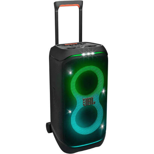 JBL PartyBox Stage 320 - Portable Party Speaker with Telescopic Handle & Wide